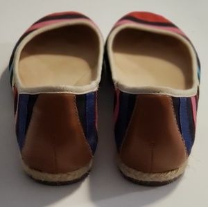 kate spade new yorkvivi striped espadrille flat

k